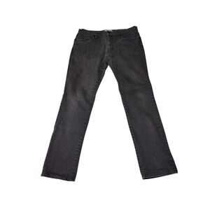 Vince Mens Charcoal‎ Gray Slim Fit Jeans Size 34X29 Cotton Elastane YKK Zip Fly